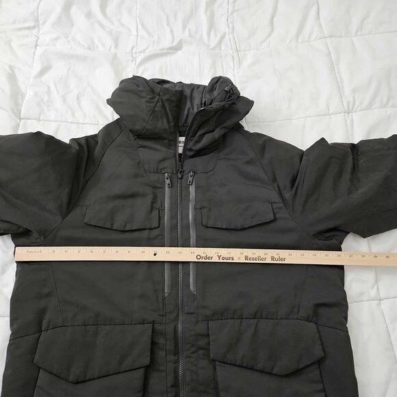 Uniqlo White Mountaineering Jacket Mens Large Down Parka Hybrid Oversized Hooded - Picture 8 of 9